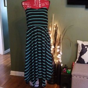 Torrid strapless dress size 2